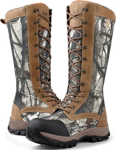 Snake Proof Boots for Men, Waterproof 1000D Oxford Snake Bite Resistant, Tall 16-Inch Knee-High Protection for Hunting, Farm & Field in Saudi Arabia