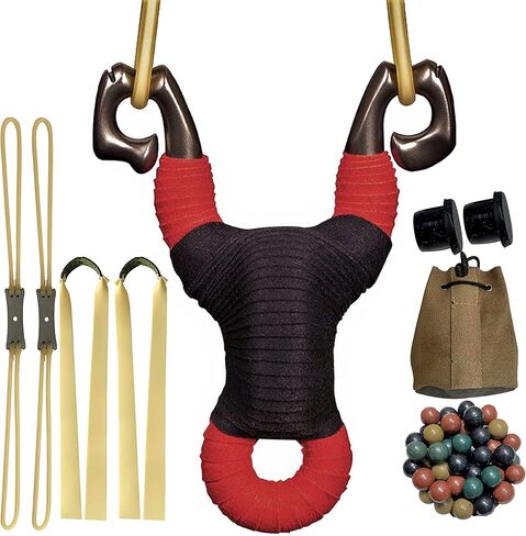 Slingshots for Hunting,Stainless Steel Sling Shot for Shooting,Professional Tactical Metal Slingshot, Sling Shot Used for Driving Away Pigeons, Squirrels,Instead of Wrist Rocket. in Saudi Arabia