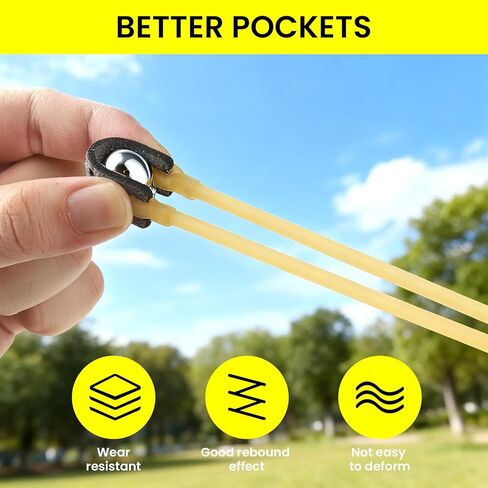 5 PCS Slingshot Bands for Hunting - Heavy Duty Replacement Bands, Sling Shot Rubber Tubing Bands for Adults ﻿ in Saudi Arabia