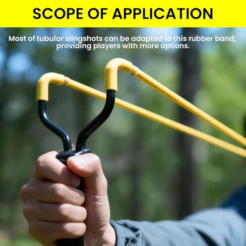 5 PCS Slingshot Bands for Hunting - Heavy Duty Replacement Bands, Sling Shot Rubber Tubing Bands for Adults ﻿ in Saudi Arabia