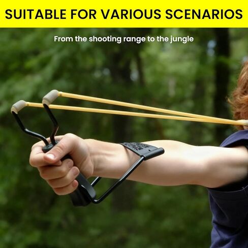 5 PCS Slingshot Bands for Hunting - Heavy Duty Replacement Bands, Sling Shot Rubber Tubing Bands for Adults ﻿ in Saudi Arabia