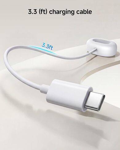 5W Fast USB-C Charger for Google Pixel Watch 4, Magnetic Charging Dock for Google Watch 4, Replacement Charger Cable Only Compatible for Pixel Watch 4 (41mm/45mm), 3.3ft Type-C Charging Cord in Saudi Arabia