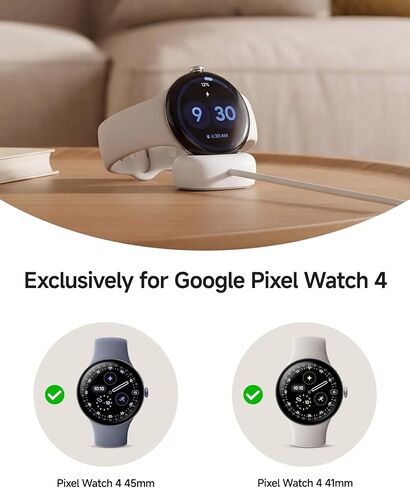 5W Fast USB-C Charger for Google Pixel Watch 4, Magnetic Charging Dock for Google Watch 4, Replacement Charger Cable Only Compatible for Pixel Watch 4 (41mm/45mm), 3.3ft Type-C Charging Cord in Saudi Arabia