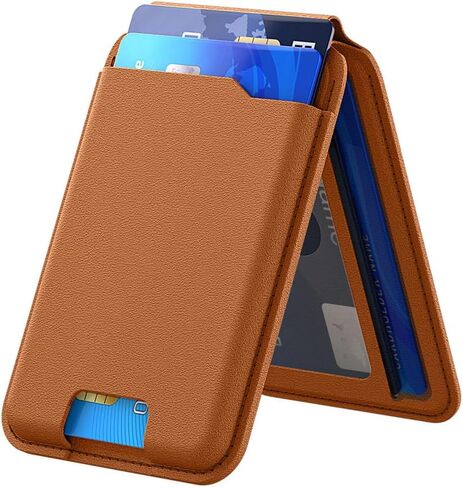 for MagSafe Wallet with Apple Find My,Strongest Magnetic 9 Cards Holder& Includes Magnetic Plate for All iPhones, Adjustable Stand, RFID Blocking for iPhone 17/16/15/14/13/12 Series (black) in Saudi Arabia