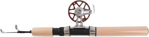 SUNGOOYUE Ice Fishing Rod Set, Portable Telescopic Fishing Pole with EVA Grip and Metal Reel, for Winter in Saudi Arabia