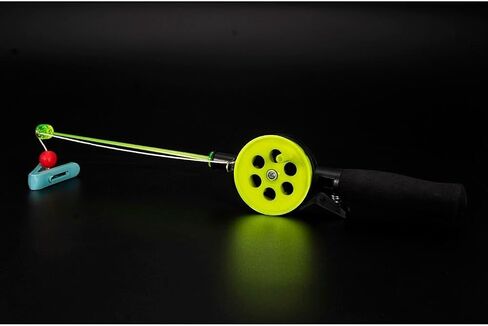 for Mini Portable Ice Fishing Rod and Reel Set with Clip for Shrimp and Crab, ABS Material, 4.5m Nylon Line, Compact Design for Outdoor Use in Saudi Arabia