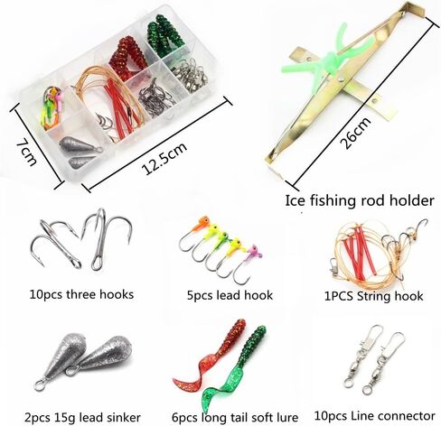 65cm Super Hard Ice Fishing Rod Big Fish Ice Fishing Winter Fishing Rod Warehouse Fishing Tackle Set in Saudi Arabia