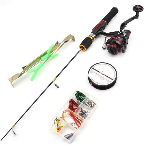 Season Fishing Set 67 Cm Ice Rod Boat Fishing Raft Fishing Tackle Combination in Saudi Arabia