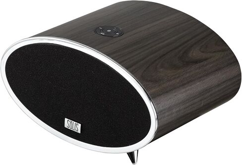 Solis Audio SO-6000 Retro Bluetooth Stereo Shelf Systems Speaker Hi-Res Smart Wi-Fi Wireless Speaker with Google Chromecast Built-in Walnut in Saudi Arabia