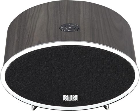 Solis Audio SO-6000 Retro Bluetooth Stereo Shelf Systems Speaker Hi-Res Smart Wi-Fi Wireless Speaker with Google Chromecast Built-in Walnut in Saudi Arabia