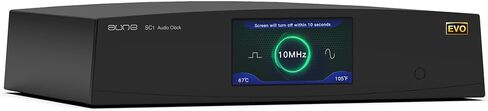Aune SC1 EVO Audio Clock, 10MHz External OCXO Sine Wave/Square Wave Outputs for Audio Devices with 10MHz Clock Input Like X1s GT, N5, S9c Pro, S10N, S8c, S18 (Silver) in Kuwait