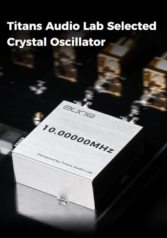 Aune SC1 EVO Audio Clock, 10MHz External OCXO Sine Wave/Square Wave Outputs for Audio Devices with 10MHz Clock Input Like X1s GT, N5, S9c Pro, S10N, S8c, S18 (Silver) in Kuwait