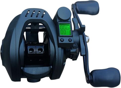 Led Screen Electronic Fishing Reels High Speed 6.3: 1 8kg Waterproofs Sea Saltwater Ice Fishing Wheel Easy to Use Metal Baitcasting Reels in Saudi Arabia