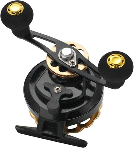 Portable Raft Fishing Reel Right/Left Handed Raft Wheel Winter Ice Reel Fish Tackle Easy to Use Fish Line Wheel Easy to Use in Saudi Arabia