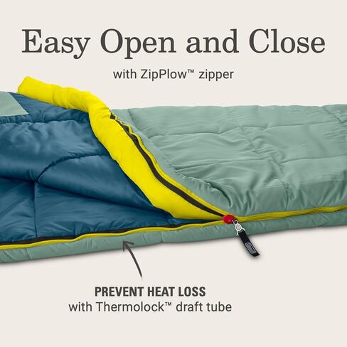 Coleman Big Bay 0/20/40°F Cold-Weather Sleeping Bag, Adult Mummy Sleeping Bag with Headrest, Foot Ventilation, & Storage Sack, Big & Tall Options in Saudi Arabia