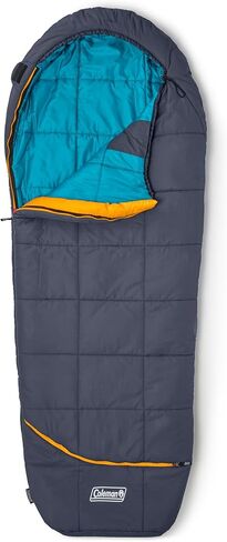 Coleman Big Bay 0/20/40°F Cold-Weather Sleeping Bag, Adult Mummy Sleeping Bag with Headrest, Foot Ventilation, & Storage Sack, Big & Tall Options in Saudi Arabia
