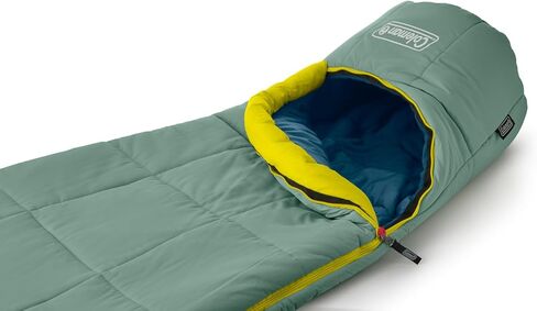 Coleman Big Bay 0/20/40°F Cold-Weather Sleeping Bag, Adult Mummy Sleeping Bag with Headrest, Foot Ventilation, & Storage Sack, Big & Tall Options in Saudi Arabia