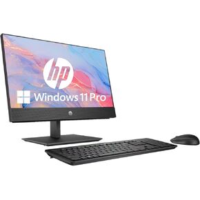 HP ProOne 600 G4 All-in-One 21.5" FHD Desktop PC, Intel Core i3-8100 3.6GHz, 8GB RAM, 256GB SSD, Keyboard and Mouse, USB-C, WiFi & BT, Windows 11 Pro (Renewed) in Saudi Arabia