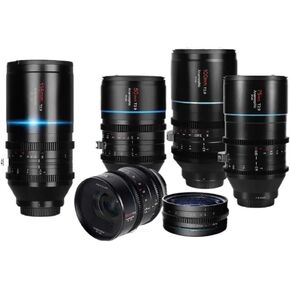 عدسة T2.9 1.6X Venus Anamorphic Camera Lens، متوافقة مع كاميرات Canon RF Sony E Nikon Z Leica L Mount، للتصوير الفوتوغرافي (150 مم T2.9، حامل على شكل حرف L) in Kuwait