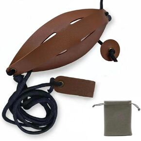 Shepherd Sling Durable Leather Rock Throwing Slingshot for Adults Easy to Learn Long Distance Launcher with Storage Pouch in Saudi Arabia