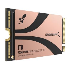 SABRENT Rocket 2242 4TB NVMe SSD, PCIe 4.0 x4 M.2 2242 Internal Solid State Drive, TLC NAND, Up to 7300MB/s Read & 6400MB/s Write, Compact SSD for Laptops, Mini PCs & Handheld Devices (SB-2742-4TB) in Kuwait