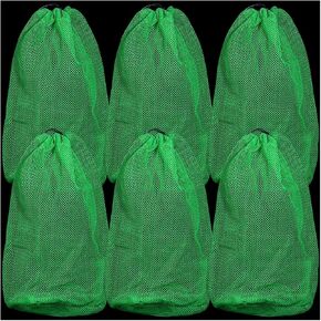 6PCS Chum Bag Nylon Mesh Chum Bags for Saltwater Fishing Enhanced Fishing Attraction 12 x19 inch Chum Bag with Drawstring in Saudi Arabia