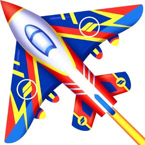 Mint's Colorful Life Airplane Kite for Kids & Adults Easy to Fly in Kuwait