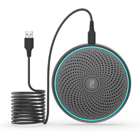 ميكروفون USB للمؤتمرات من ANSTEN، مكثف متعدد الاتجاهات للكمبيوتر الشخصي، ميكروفون التقاط الصوت بطول 10 أقدام، مثالي لتسجيل مؤتمرات الفيديو، سكايب، الفصل عبر الإنترنت، تقرير المحكمة، متوافق مع نظام التشغيل Mac OS X Windows in Kuwait