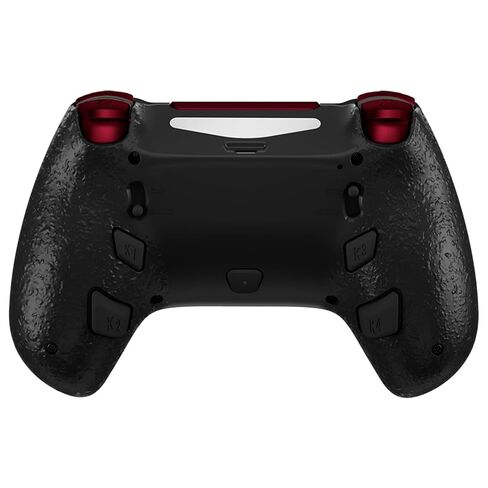 HEXGAMING HYPER Wireless Controller with TMR Sticks Compatible with ps4-4 Remappable Buttons, Triggers Stop, Swappable Thumbsticks - Black Red in Saudi Arabia