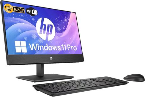 HP ProOne 600 G4 All-in-One PC 21.5" FHD Desktop Computer, Intel Core i7-8700T 2.4GHz, 8GB RAM, 256GB SSD, Keyboard & Mouse, USB WiFi & BT, Windows 11 Pro (Renewed) in Saudi Arabia