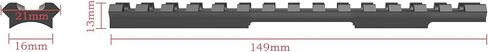 Savage 93 / 93r17/Mark II Rifles Rifles Scope Base Picatinny Rail Mount in Saudi Arabia