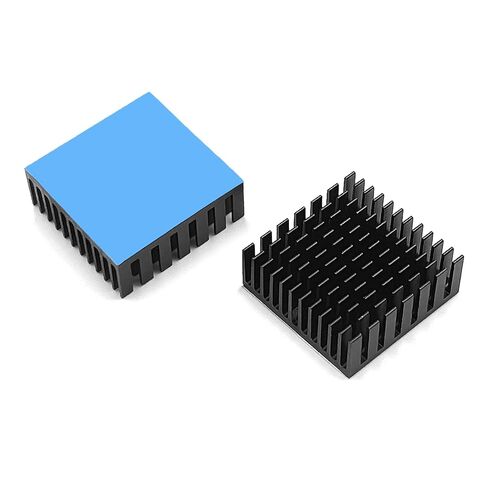 6PCS Heatsink Kit 31x31x12mm Aluminum Heat Sink with 3M Thermal Conductive Adhesive Tape, 1.22"x1.22"x0.47" Cooling Fin Cooler for Stepper Driver MOSFET VRM Power Amplifier IC GPU VGA RAM in Saudi Arabia