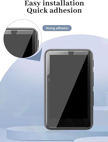 واقي شاشة مكون من قطعتين لمشغل MP3 HiBy R1 HiFi، زجاج مقسى بصلابة 6H، مضاد لبصمات الأصابع، مضاد للخدش، سهل التركيب، شفاف عالي الدقة in Kuwait