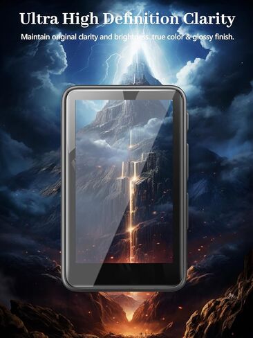 واقي شاشة مكون من قطعتين لمشغل MP3 HiBy R1 HiFi، زجاج مقسى بصلابة 6H، مضاد لبصمات الأصابع، مضاد للخدش، سهل التركيب، شفاف عالي الدقة in Kuwait