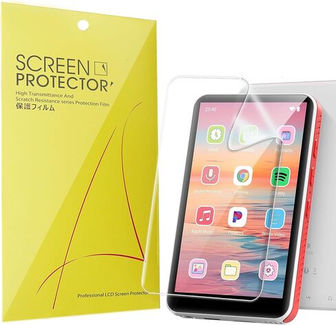 Lamshaw Compatible for Oilsky H18 Mp3 Player Screen Protector, [6 Pack] Full Coverage TPU Clear Film Compatible for Oilsky H18 4.0" Mp3 Player (6 Pack) in Saudi Arabia