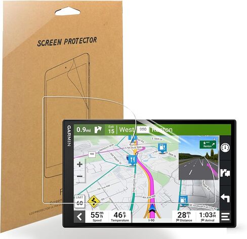 Lamshaw Compatible with Garmin DriveSmart 86 Screen Protector, [6 Pack] Full Coverage TPU Clear Film Compatible with Garmin DriveSmart 86 8-inch Navigator (6 Pack) in Saudi Arabia