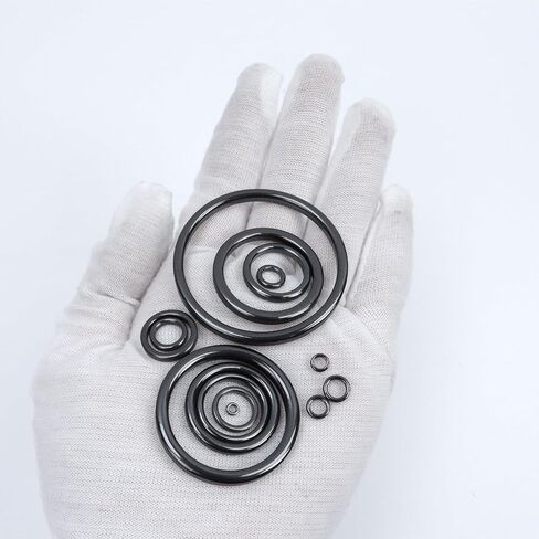 Dnyta Fishing Rod Eyelet Repair Kit- 28 Pcs Fishing Ceramic Rings Replacement Set,14 Sizes Pole Rod Tip Eyes Repair Accessories (Outer diameter: 3.2mm-47mm) in Saudi Arabia