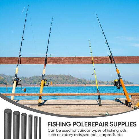 POPETPOP Carbon Fiber Supply Fishing Rod Tips Repair Kit Pole Repair Carbon Fiber in Saudi Arabia