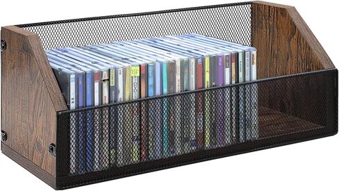 DVD Storage Boxes - DVD Storage Case Holds 38 Full Case CDs, 76 Slim Case CDs, Desktop or Closet CD Stand, CD Organizer for Blu-Ray | Video Game Cases | Papers | Cards in Saudi Arabia