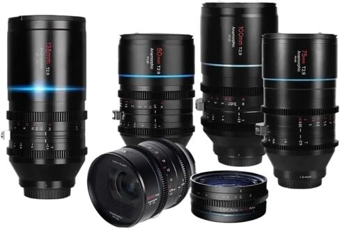 Lens, T2.9 1.6X Venus Anamorphic Camera Lens,Compatible for Canon RF Sony E Nikon Z Leica L Mount Cameras,for Photography(150mm T2.9,L-Mount) in Saudi Arabia