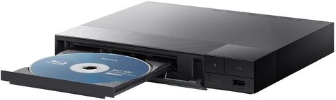 Sony BDP-S1700 Blu-Ray Disc Player Bundle with HDMI Cable, Ethernet Network Patch Cable (Black), Remote Control (RMT-B127P), AAA Batteries (2-Pack), Manual and Customer Registration Card (7 Items) in Saudi Arabia