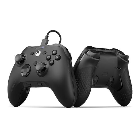 وحدة تحكم Xbox السلكية ذات الأداء SCUF VALOR - مجاديف خلفية قابلة للتخصيص، مشغلات فورية، عصا إبهام TMR مضادة للانجراف، عناصر تحكم في الصوت، Xbox Series X|S، Xbox One، Windows PC - أسود in Kuwait