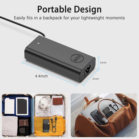 65W USB C شاحن الكمبيوتر المحمول لـ Dell Latitude 5420 5520 5540 7420 7490 5550 7450 XPS 15 13 12 9250 9360 in Spiron 16 14 13 7620 2 in 1 7425 Chromebook 3110 3400 5190 USB C Power Adapter Charger Charger in Kuwait