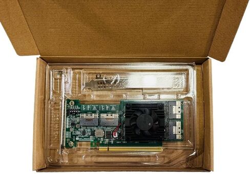 PCIe3.0 X16 to 4Port SFF-8654 8i Adapter, for GPU & NVMe SSD, PEX8749 PLX8749 Controller with Bifurcation Function, Applicable to Windows Server/Windows/linux/VMwareESX/ESXi/FreeBSD14/Ubuntu System in Saudi Arabia
