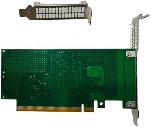 Built-in PCI Express X16 4.0 PCIE4.0 to SFF-8654 8I Slim SAS Adapter 2*SFF-8654 8I to PCI-E X8X8 Baseplate +2* SFF-8654 8I to SFF-8654 8I 70CM Intersection Cable in Saudi Arabia