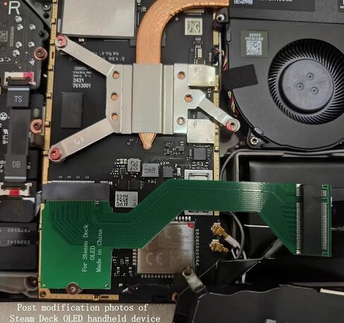 For Steam Deck OLED Handheld Devices M.2 NVMe PCIe 4.0 2230 to 2280 SSD Adapter Converter Expansion Card,Modification 2230 to 2280 Size SSD Converter Board,OLED Model Expand high capacity memory card in Saudi Arabia