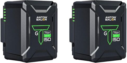Anton Bauer Titon Micro 150 140Wh Gold Mount Battery, 2-Pack in Saudi Arabia