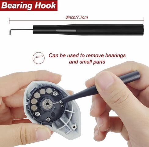 Aventik Fishing Reel Maintenance Kit, Include 24 in 1 Magnetic Screwdriver, Fishing Reel Remover Tool Kit, Fishing Reel Oil All in One Bag in Saudi Arabia