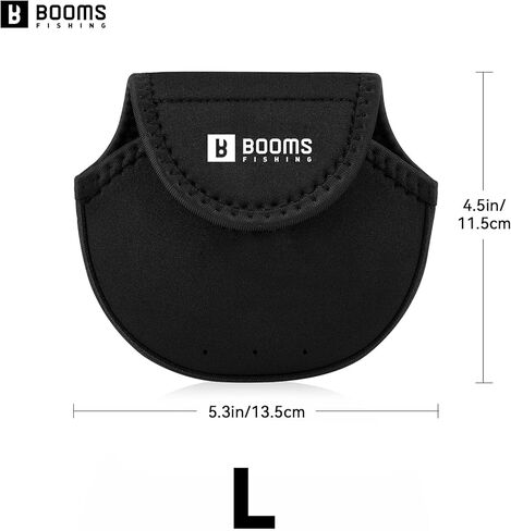Booms Fishing Fly Reel Case, Neoprene Fly Fishing Reel Cover with Hook Loop Closure - Fits Reels on Fishing Rod, Reels Storage Case Pouch Accessories for Fisherman, RC6 S/M/L in Saudi Arabia
