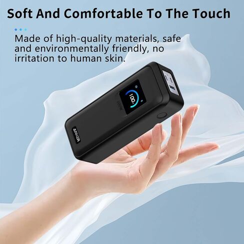 Case for Anker Prime Power Bank(26,250mAh 300W),NOUKAJU Silicone Protective Case,Drop-Proof,Scratch-Proof,Shock-Proof,Dust-Proof,Protective Cover for Anker Prime 26,250mAh Power Bank 300W(Black) in Saudi Arabia